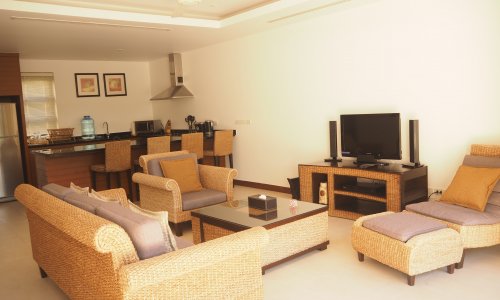 Великолепная вилла с 2 спальнями и с видом на бассейн в проекте Зе Резиденс Бангтао, на пляже Бангтао/Лагуна