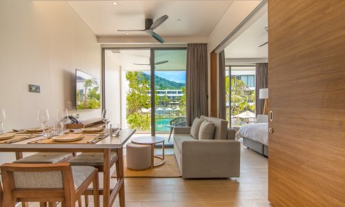 Сногсшибательные апартаменты студия и с видом на море в проекте Стей, на пляже Равай