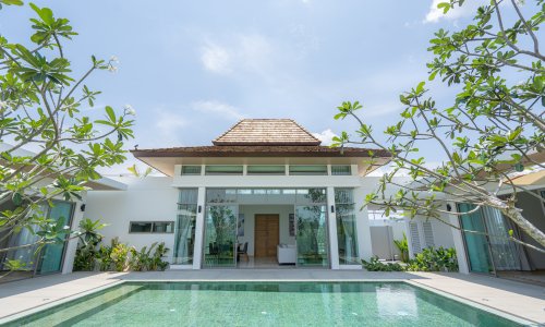 Сногсшибательная вилла с 2 спальнями и с видом на бассейн в проекте Шамбала Гранд Вилла, на пляже Бангтао/Лагуна