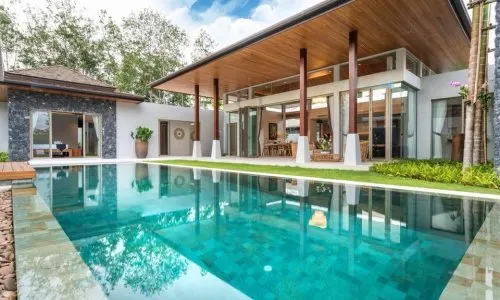 Восхитительная вилла с 4 спальнями и с видом на бассейн в проекте Ботаника Лакшери, на пляже Бангтао/Лагуна