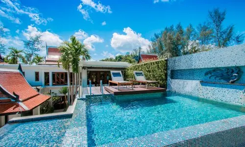 Роскошная вилла с 3 спальнями и с видом на сад, не далеко от моря в проекте Майкао Дрим Вилла Резорт, на пляже Май  Кхао