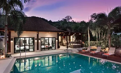 Шикарная вилла с 8 спальнями и с видом на бассейн, на пляже Найхарн