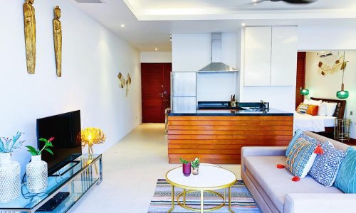 Сказочная вилла с 1 спальней и с видом на бассейн в проекте Зе Резиденс Бангтао, на пляже Бангтао/Лагуна