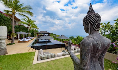 Сказочная вилла премиум класса с 5 спальнями и с видом на море в проекте Андара, на пляже Камала 