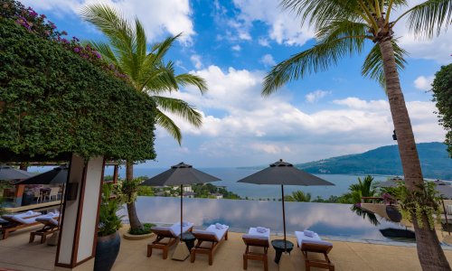 Сказочная вилла премиум класса с 5 спальнями и с видом на море в проекте Андара, на пляже Камала 