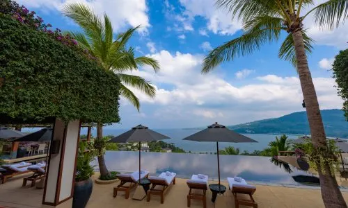 Сказочная вилла премиум класса с 5 спальнями и с видом на море в проекте Андара, на пляже Камала 