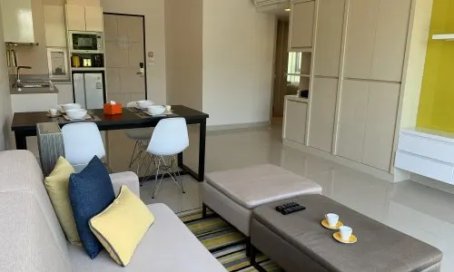 Комфортабельные апартаменты с 2 спальнями и с видом на город в проекте Кассия, на пляже Бангтао/Лагуна (+ Видео обзор)