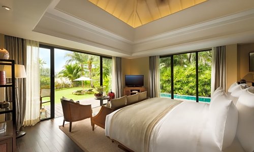 Роскошная односпальная вилла с видом на море