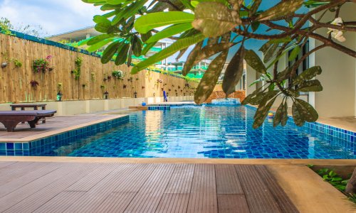 Сногсшибательные апартаменты с 1 спальней и с видом на бассейн в проекте Лаго, на пляже Найхарн