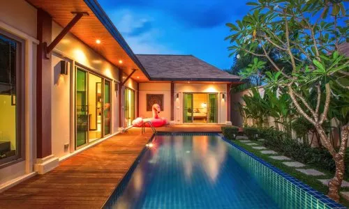 Сказочная вилла с 3 спальнями и с видом на бассейн в проекте Кокянг, на пляже Найхарн