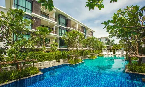 Потрясающие апартаменты с 2 спальнями и с видом на сад, не далеко от моря в проекте Зе Тайтл Равай, на пляже Равай