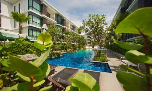 Потрясающие апартаменты с 2 спальнями и с видом на сад, не далеко от моря в проекте Зе Тайтл Равай, на пляже Равай