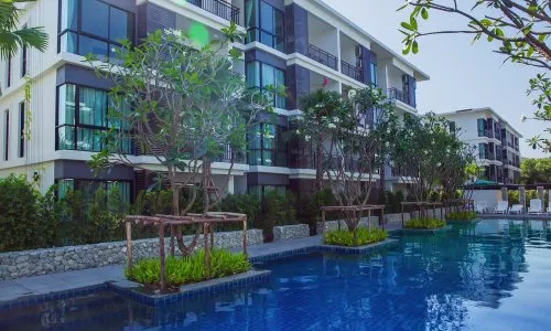 Потрясающие апартаменты с 2 спальнями и с видом на сад, не далеко от моря в проекте Зе Тайтл Равай, на пляже Равай