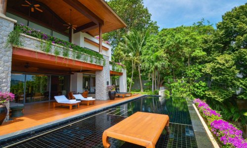 Шикарные апартаменты с 4 спальнями и с видом на море в проекте Андара, на пляже Камала 