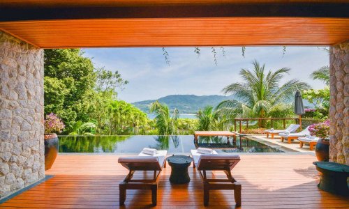 Шикарные апартаменты с 4 спальнями и с видом на море в проекте Андара, на пляже Камала 