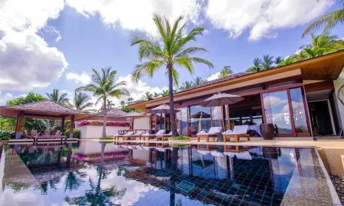 Роскошный отель с 4 спальнями и с видом на море в проекте Андара, на пляже Камала 