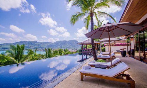 Роскошный отель с 4 спальнями и с видом на море в проекте Андара, на пляже Камала 