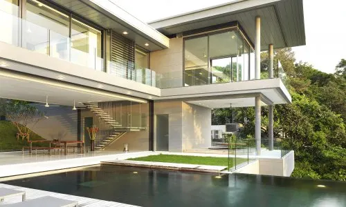 Cтильная вилла премиум класса с 6 спальнями и с видом на море в проекте Катаманда, на пляже Ката