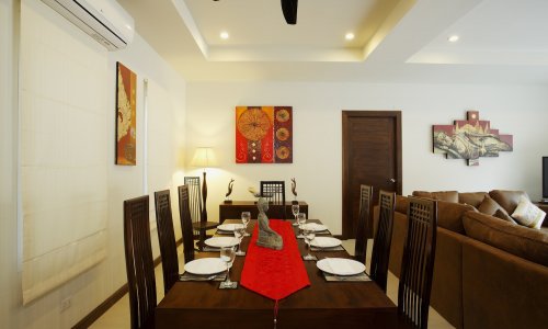 Модная вилла с 5 спальнями и с видом на бассейн в проекте Зе Виллас, на пляже Найхарн