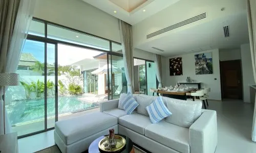Восхитительная вилла с 2 спальнями и с видом на бассейн в проекте Шамбала Гранд Вилла, на пляже Бангтао/Лагуна