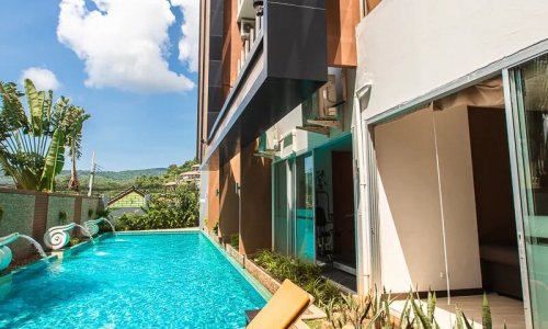 Прекрасные апартаменты с 2 спальнями и с видом на бассейн в проекте Карон Чик, на пляже Карон