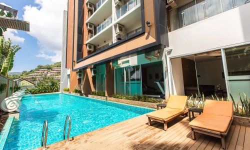 Прекрасные апартаменты с 2 спальнями и с видом на бассейн в проекте Карон Чик, на пляже Карон