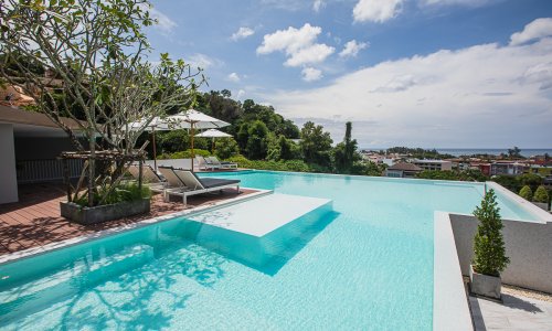 Удобные апартаменты с 2 спальнями и с видом на сад в проекте Пальметто, на пляже Карон