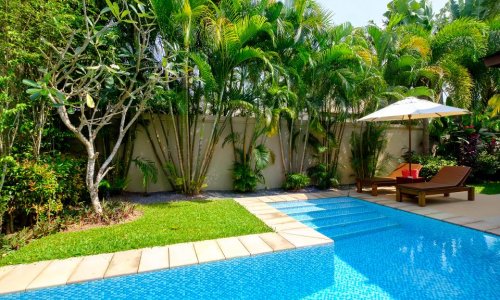 Комфортабельная вилла с 2 спальнями и с видом на бассейн в проекте Зе Резиденс Бангтао, на пляже Бангтао/Лагуна