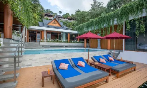 Потрясающая вилла с 5 спальнями и с видом на море в проекте Аяра Сурин, на пляже Сурин