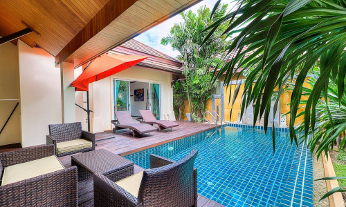 Шикарная вилла с 3 спальнями и с видом на бассейн в проекте Кокянг, на пляже Найхарн