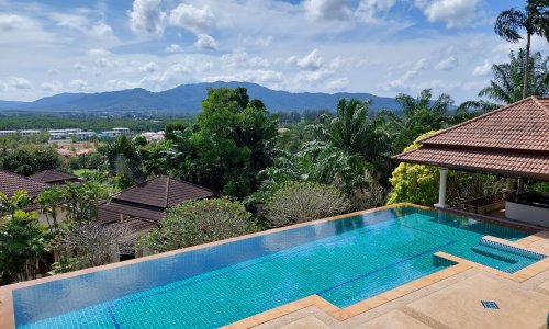 Прекрасная вилла премиум класса с 5 спальнями и с видом на горы в проекте Лейквуд хиллс, на пляже Бангтао/Лагуна