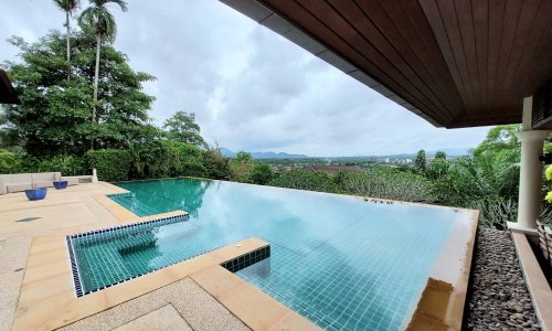 Прекрасная вилла премиум класса с 5 спальнями и с видом на горы в проекте Лейквуд хиллс, на пляже Бангтао/Лагуна