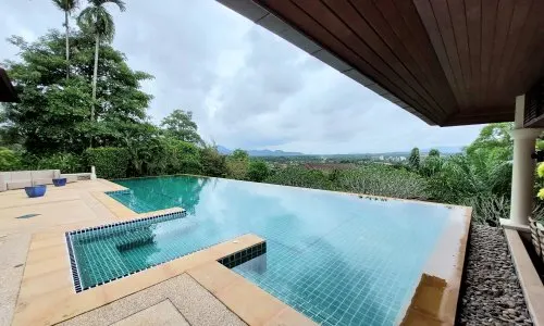 Прекрасная вилла премиум класса с 5 спальнями и с видом на горы в проекте Лейквуд хиллс, на пляже Бангтао/Лагуна