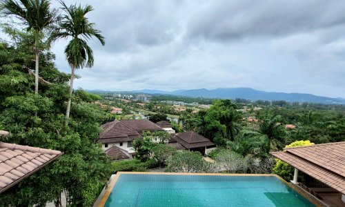 Прекрасная вилла премиум класса с 5 спальнями и с видом на горы в проекте Лейквуд хиллс, на пляже Бангтао/Лагуна