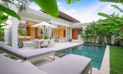 Роскошная вилла с 2 спальнями и с видом на бассейн в проекте Тричада, на пляже Бангтао/Лагуна