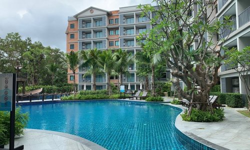 Cтильные апартаменты с 1 спальней и с видом на бассейн в проекте Зе Тайтл Резиденс Наянг, на пляже Найянг