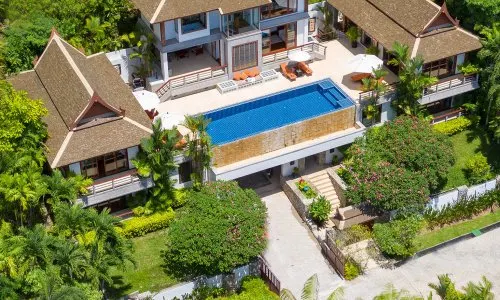 Восхитительная вилла премиум класса с 4 спальнями и с видом на море в проекте Аяра Сурин, на пляже Сурин