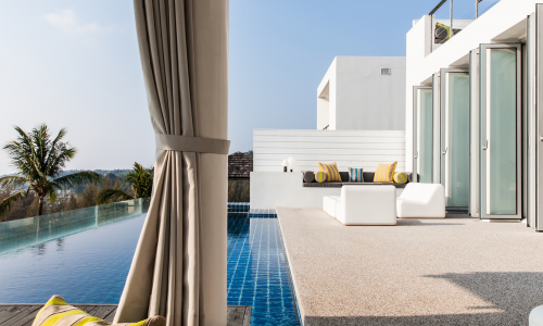 Сногсшибательная вилла премиум класса с 3 спальнями и с видом на море в проекте Сурин Хайтс, на пляже Сурин