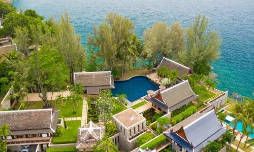 Прекрасная вилла с 6 спальнями и с видом на море в проекте Лаемcингх, на пляже Сурин