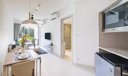 Великолепные апартаменты с 1 спальней и с видом на озеро в проекте Кассия Резиденсис, на пляже Бангтао/Лагуна (+ Видео обзор)