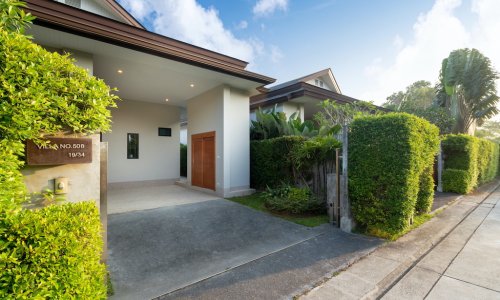 Превосходная вилла с 3 спальнями и с видом на бассейн в проекте Танод Эстейт II, на пляже Бангтао/Лагуна