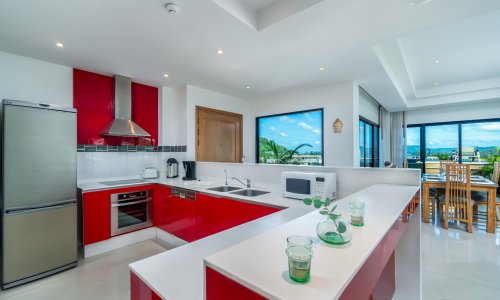 Cтильный пентхауз с 3 спальнями и с видом на море в проекте Сурин Сабай 2, на пляже Сурин