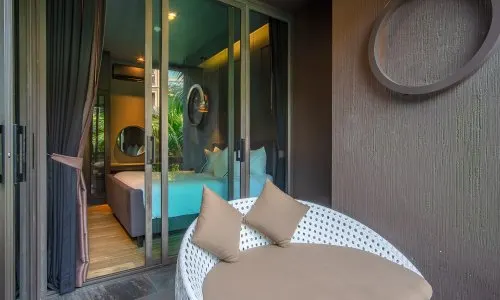 Роскошные апартаменты с 2 спальнями и с видом на бассейн в проекте Сатурдэйс, на пляже Равай