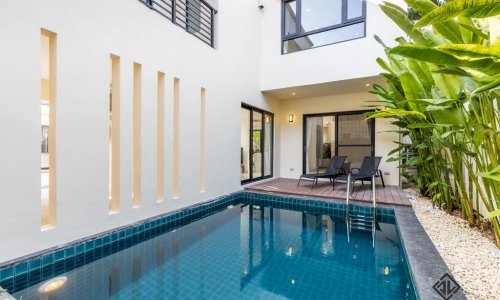 Роскошная вилла с 3 спальнями и с видом на бассейн в проекте Хейдэвей Лейк Виллас, на пляже Бангтао/Лагуна