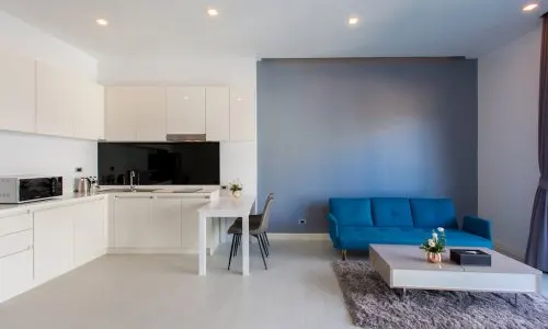 Удобные апартаменты с 1 спальней и с видом на море в проекте Утопия Найхарн, на пляже Найхарн