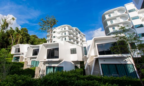 Cтильная вилла с 2 спальнями и с видом на бассейн в проекте Утопия Найхарн, на пляже Найхарн