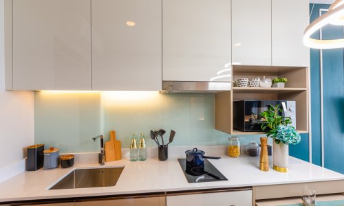 Сказочные апартаменты с 1 спальней и с видом на горы в проекте Пальметто Парк, на пляже Карон