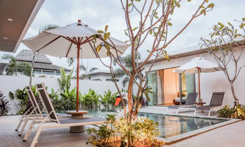 Восхитительная вилла с 2 спальнями и с видом на бассейн в проекте Шамбала Гранд Вилла, на пляже Бангтао/Лагуна