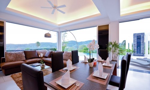 Сногсшибательная вилла с 3 спальнями и с видом на море в проекте Оверлукинг Лайян, на пляже Бангтао/Лагуна