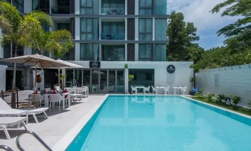 Сказочные апартаменты с 2 спальнями и с видом на город в проекте Оушен Стоун, на пляже Бангтао/Лагуна